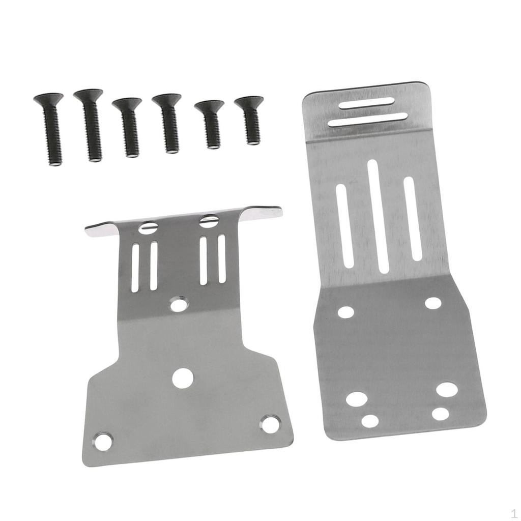 1:10 Chassis Skid Plate Protector Repair Replace Components Spare Parts Guard for Hobby Model