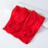 1PC Men's Red Boxers Plus Size Underwear High Waist Panties for Middle-aged Underpants Trunk Undies Modal Shorts XL To 8XL