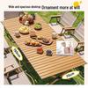 Portable Folding Camping Table and Chairs Set - Roll-up Design for Outdoor Picnics and Stalls