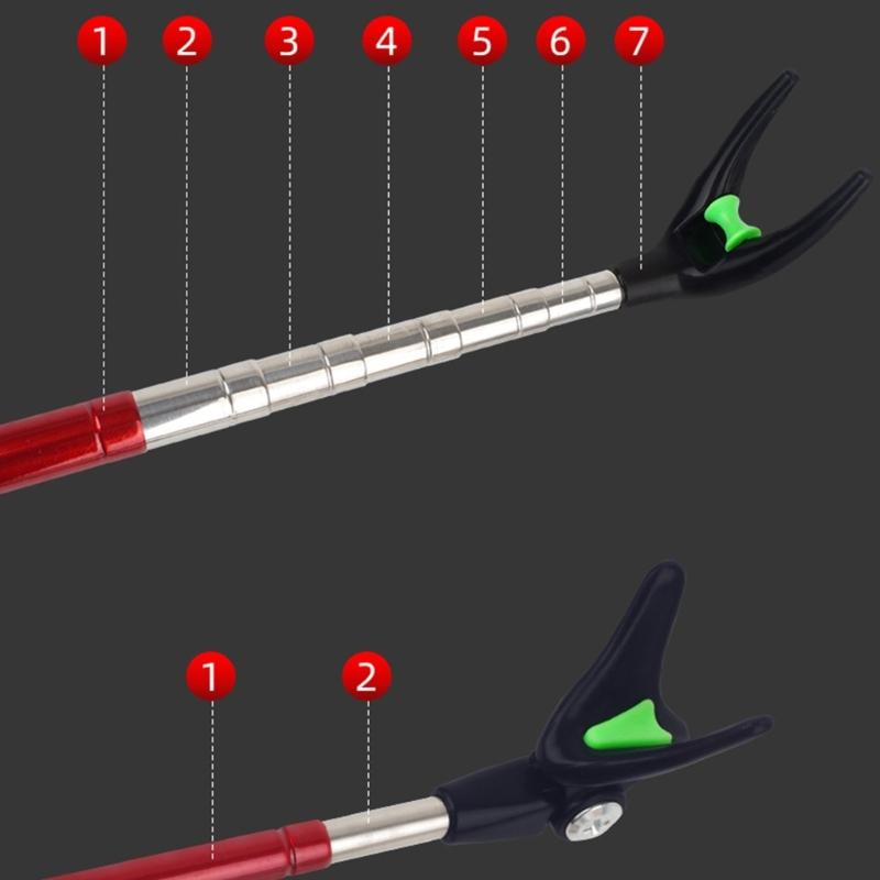 Heavy Type Stainless Steel Fishing Rod Ground Spikes Anchors for Secure Outdoor Angling Support In Lake River