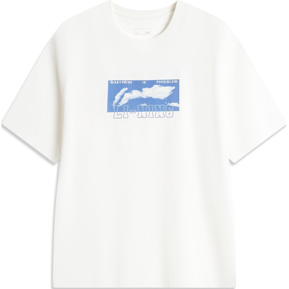 Li-Ning Anything Is Possible Graphic T-shirt  White  Men s AHSU555-1 M