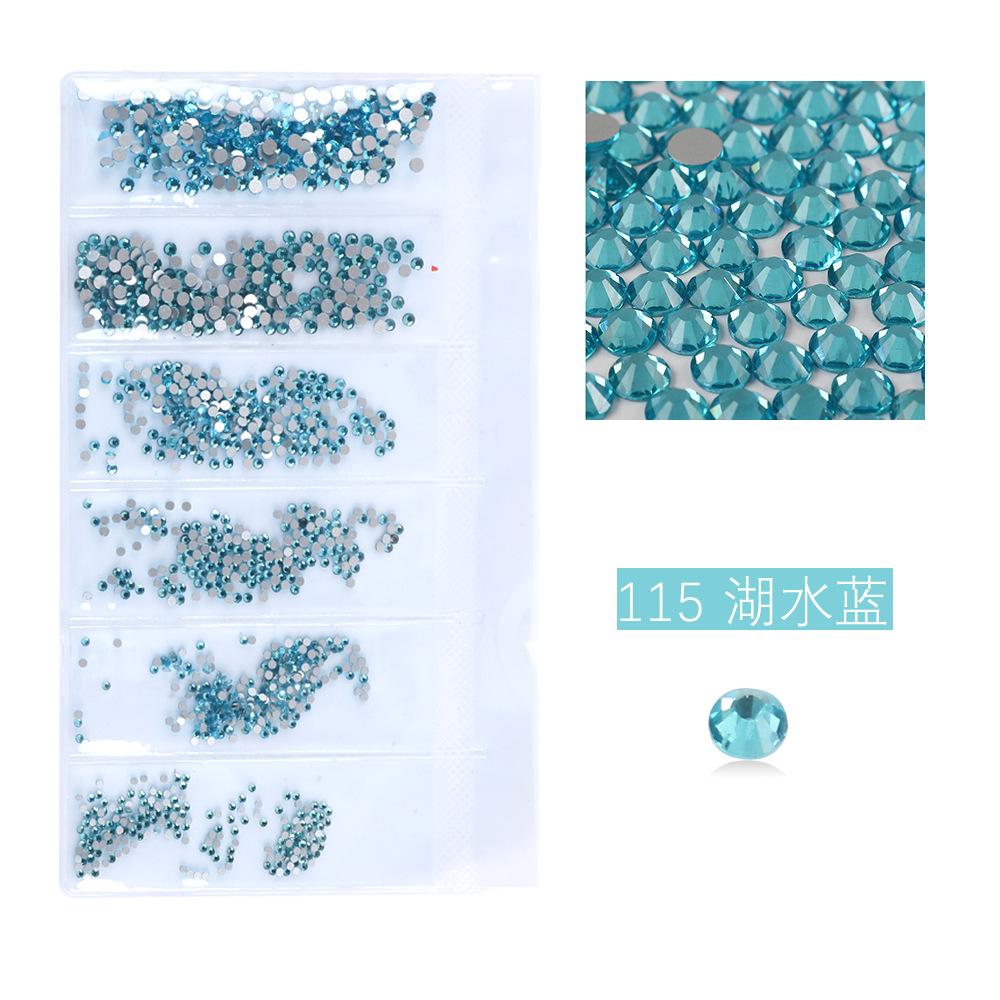 Flat Bottom Rhinestone Nail Drill Diy Nail Mobile Phone Case Sticker Drill, Jewelry Accessories, Bag Size Mixed Nail Drill