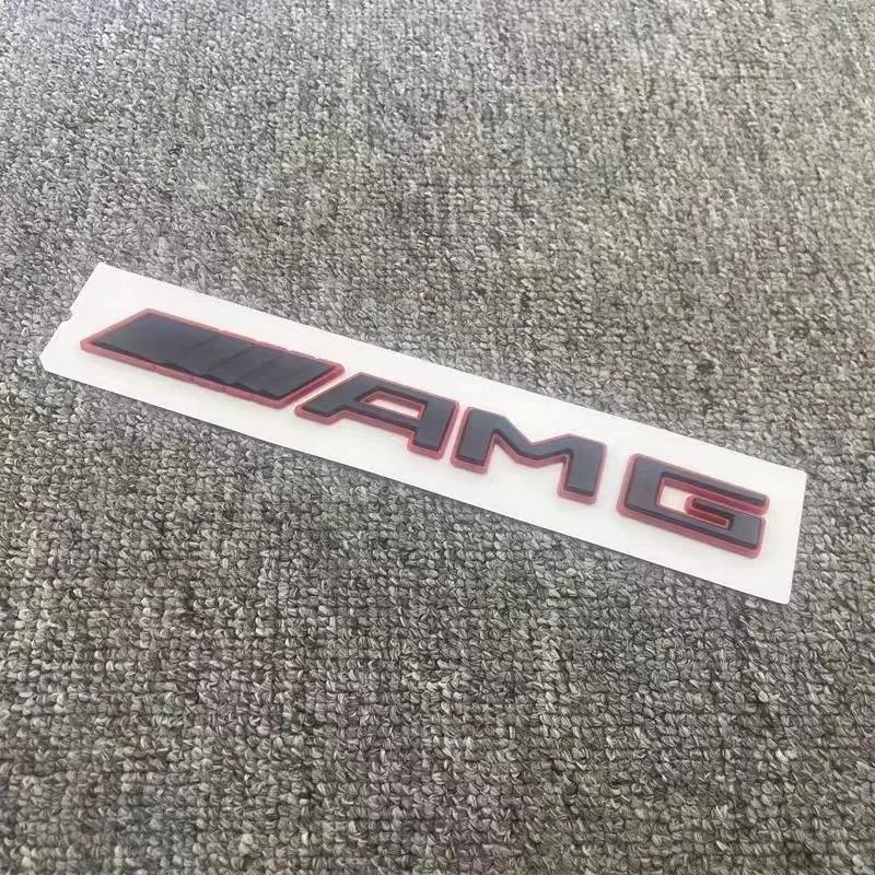 For Mercedes Benz New Color 3D ABS Car Rear Trunk Badge AMG Letters Sticker For Mercedes Benz A B C E CLA C63 C63S E53 GT SLK W176 W205 W177 C260L