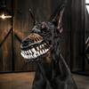 Medium And Large Dog Muzzle Hell Hound Muzzle, Halloween Creepy Cosplay Customized Party Costume with Adjustable Strap for Dogs