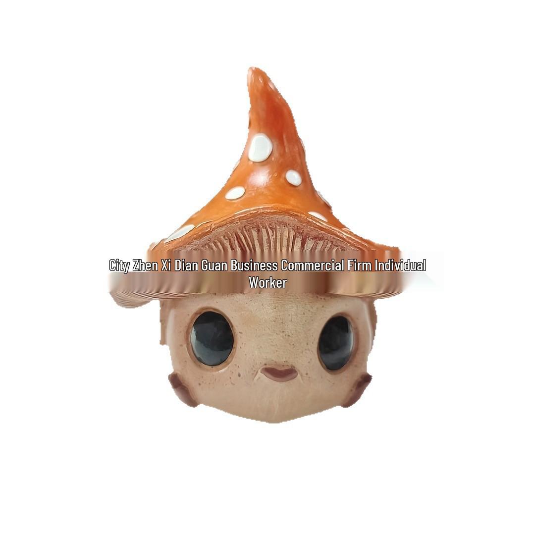 

Alien Elf Mushroom Head Cartoon Ornament for Home or Office Decor