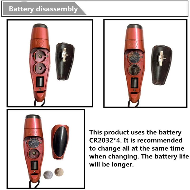 Strumento di addestramento per piccioni domestici con fischietto elettronico a 3 toni ad alta decibel