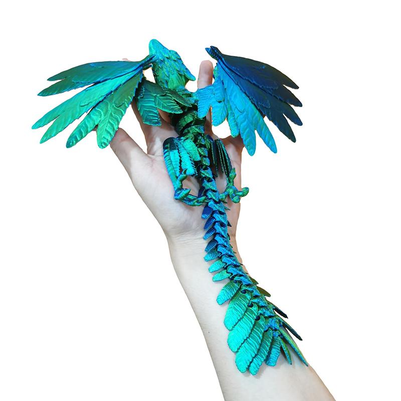 3D Printed Dragon With Wings Animals Toy Dragon Fidget Toys Full Articulated Dragon Dragon Adults Fidget Toys