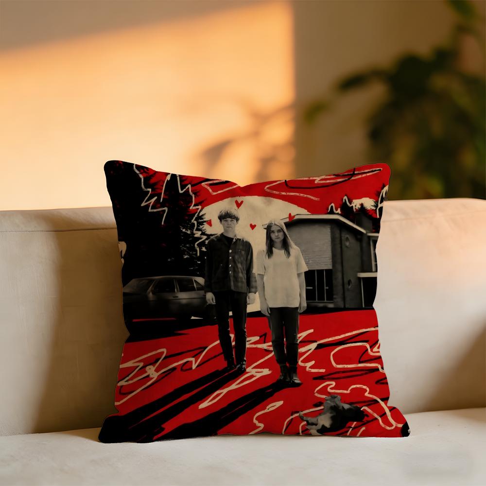 

The End Of The Fxxxing World Cushion Cover Cozy Velvet Throw PillowSoft Warm Cushion For Sofa Bed 30x30 cm