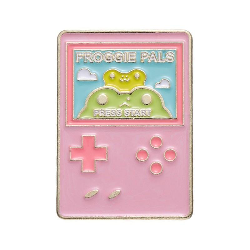 Cartoon Pink Eyecatching Animal Geometric Alloy Brooch Pin Stylish For Individuals Fashionforward