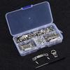 251Pcs/Set Sawtooth Hook Flat Screw D-Rings Picture Frame Hanger Mounting Kit