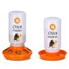 2Pcs Automatic Chicken Water Bucket Large Capacity Plastic Poultry Feeder Rooster Hen Feeding Device Farm Animal Water Supplies