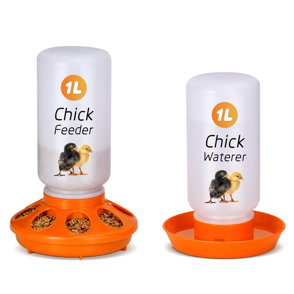 2Pcs Automatic Chicken Water Bucket Large Capacity Plastic Poultry Feeder Rooster Hen Feeding Device Farm Animal Water Supplies
