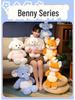 Authentic Benny the Fox Plush Toy - Elephant Comfort Doll & Animal Birthday Gift