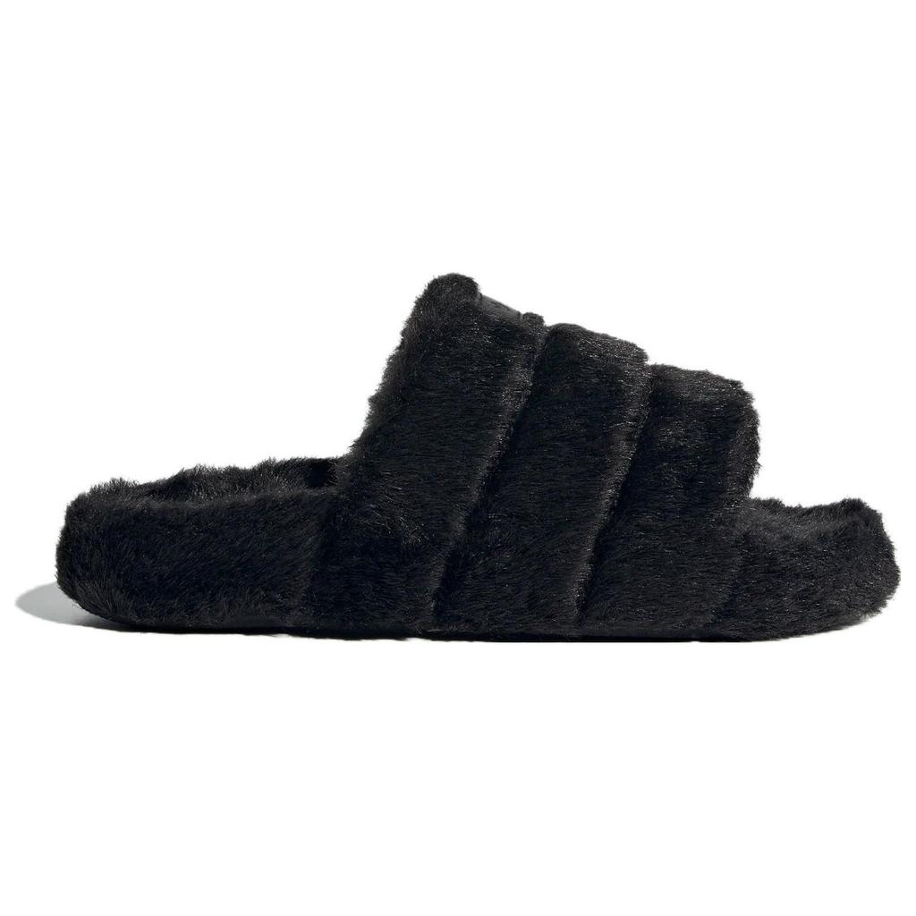 Adidas Originals Adilette Series Thick Sole Outdoor One-Piece Comfortable Versatile Rubber Bottom Massage Slide Sandals Women sandals Black IF3964