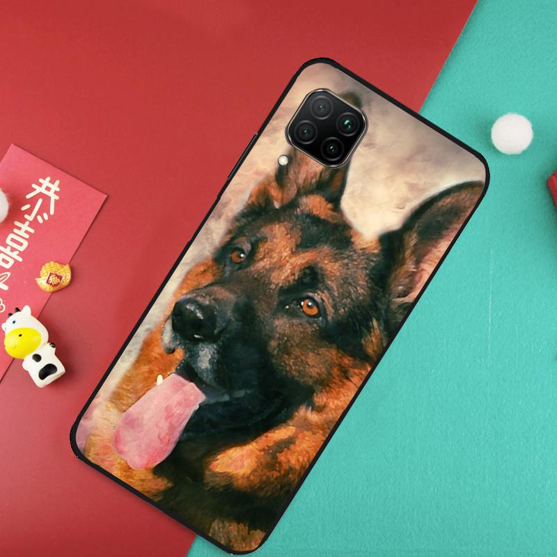 German Shepherd Dog For Huawei Nova 12S 9 10 SE 7i 8i 11i 12i Y60 Y61 Y70 Y72 Y73 Y90 Y91 P20 P30 P40 Lite Case