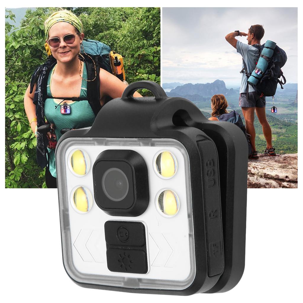 HD Night Camera IP65 Waterproof 4 High Power White Light 1080P 3 in 1 Small Video Camera for Outdoor