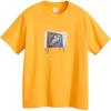 Levis Silver Label Printed Crew Neck Short Sleeve T-Shirt Men Tops Yellow 16143-1586