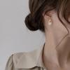 Classic Cross Zircon Diamond Stud Earrings Fashionable and Exquisite Light Luxury Earrings High-end Lady Style Earrings