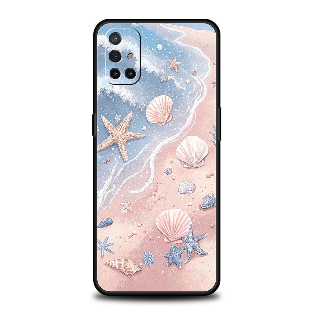 

Морской Пляжный Ракушка Водоросли Чехол Для Телефона Для Oneplus 13R 13 12R 11 10T 10R Nord N100 N200 N10 10 9 9R 9RT CE 3 2 Z Pro Мягкий ТПУ OnePlus 11