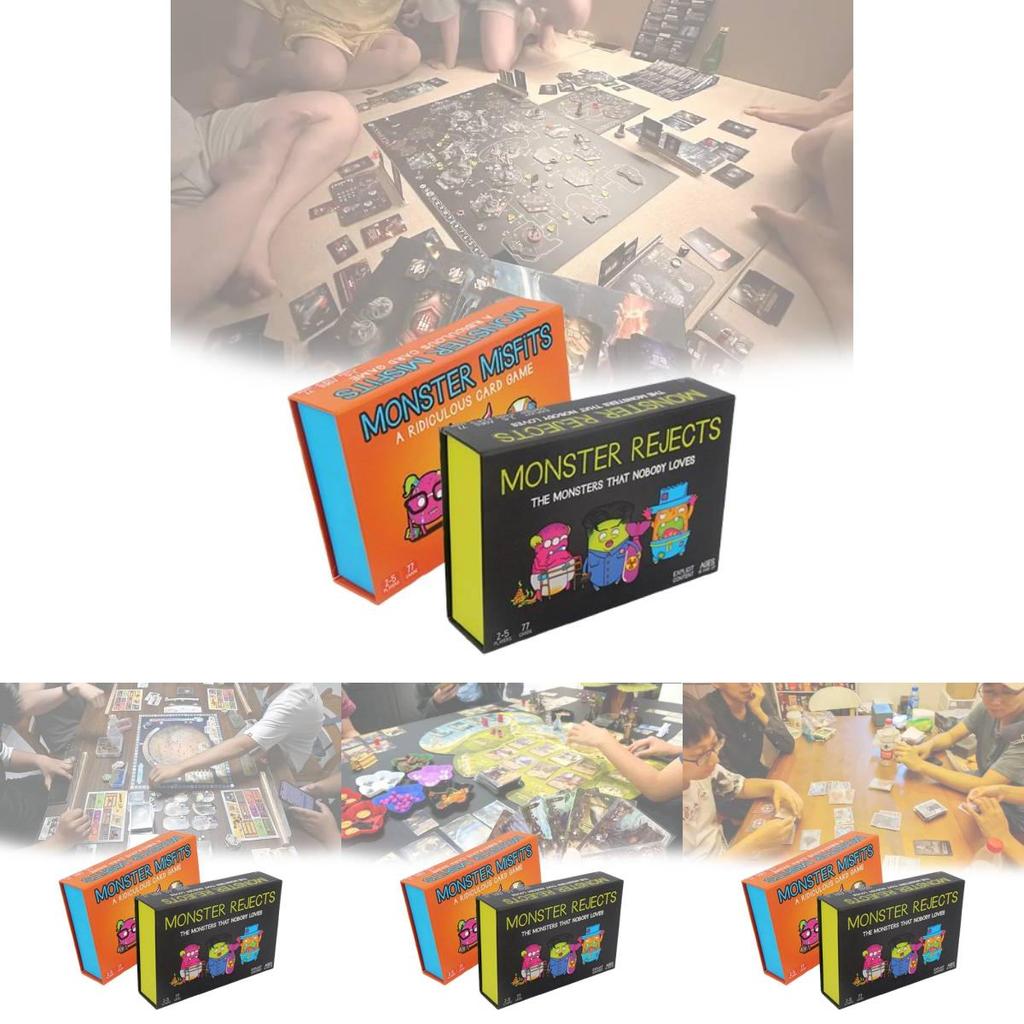 Engaging Monster Misfits Rejects Card Game Ideal For Social Gatherings And Parties