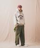 PERSTEP Rough Slub Fatigue Pants Olive Julp4678