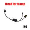 H4 LED Head Light Wiring Harness Kits with Relay Fuse for 12V Bi-Led HID Headlight Foglight Lens Wire Adapter Car Accessories