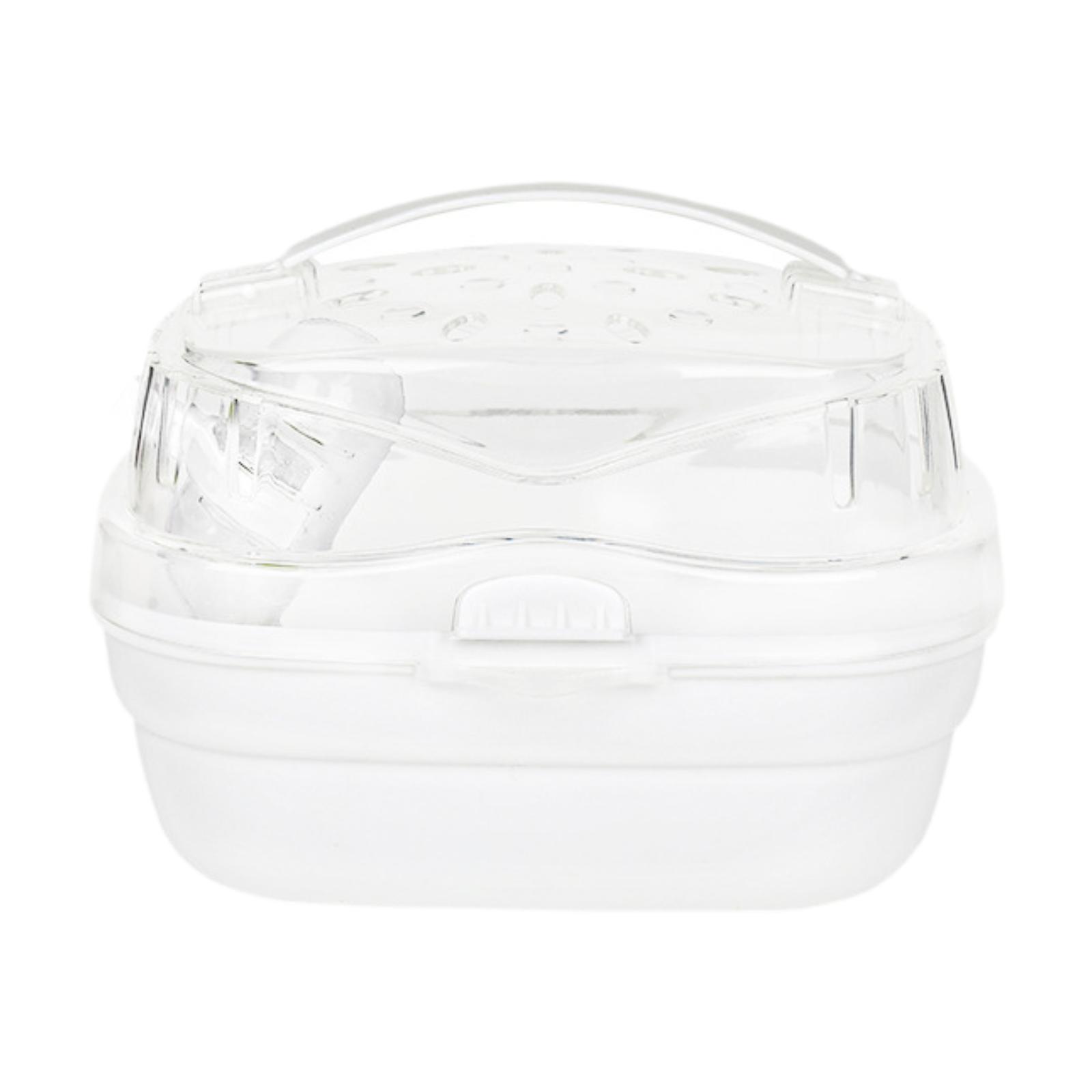 

Hamsters Travel Carry Cage Breathable 7.8x6.3x5.9inch Versatile for Outdoor білий