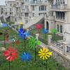 28in Wind Spinner with Metal Garden Stake Pinwheel for Outdoor Garden Decor
