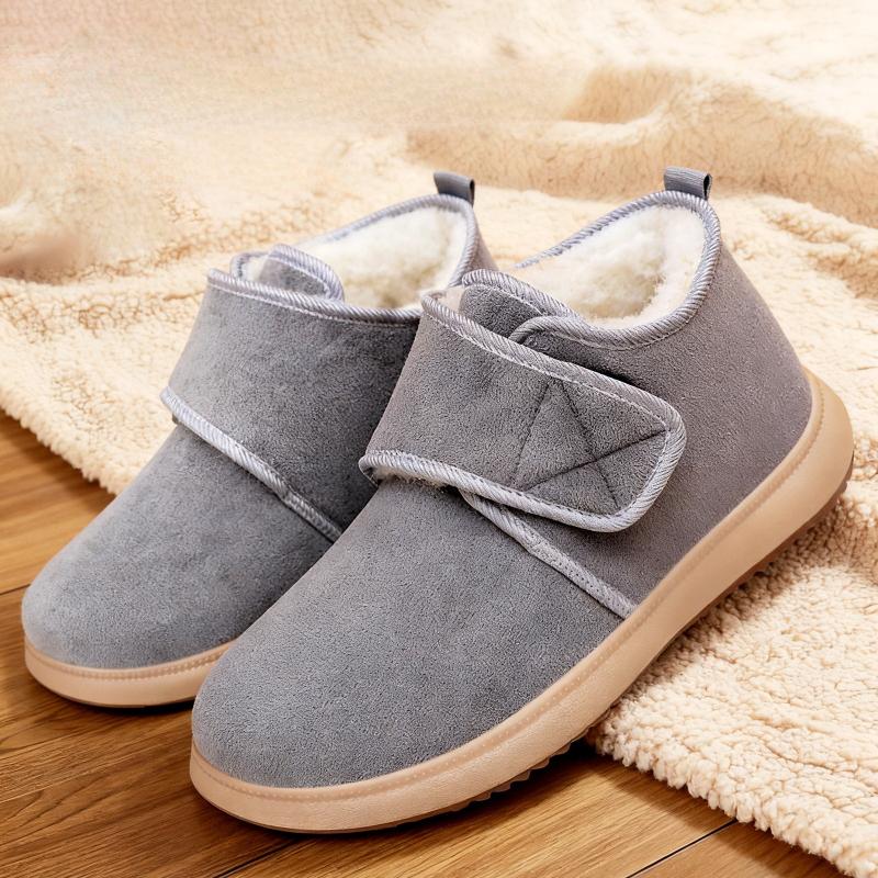 Baumwollschuhe Damen Neuer Stil Plus Samt Verdickte Schneestiefel Lässig Allround-Mode Damen Baumwollstiefel Baumwollschuhe