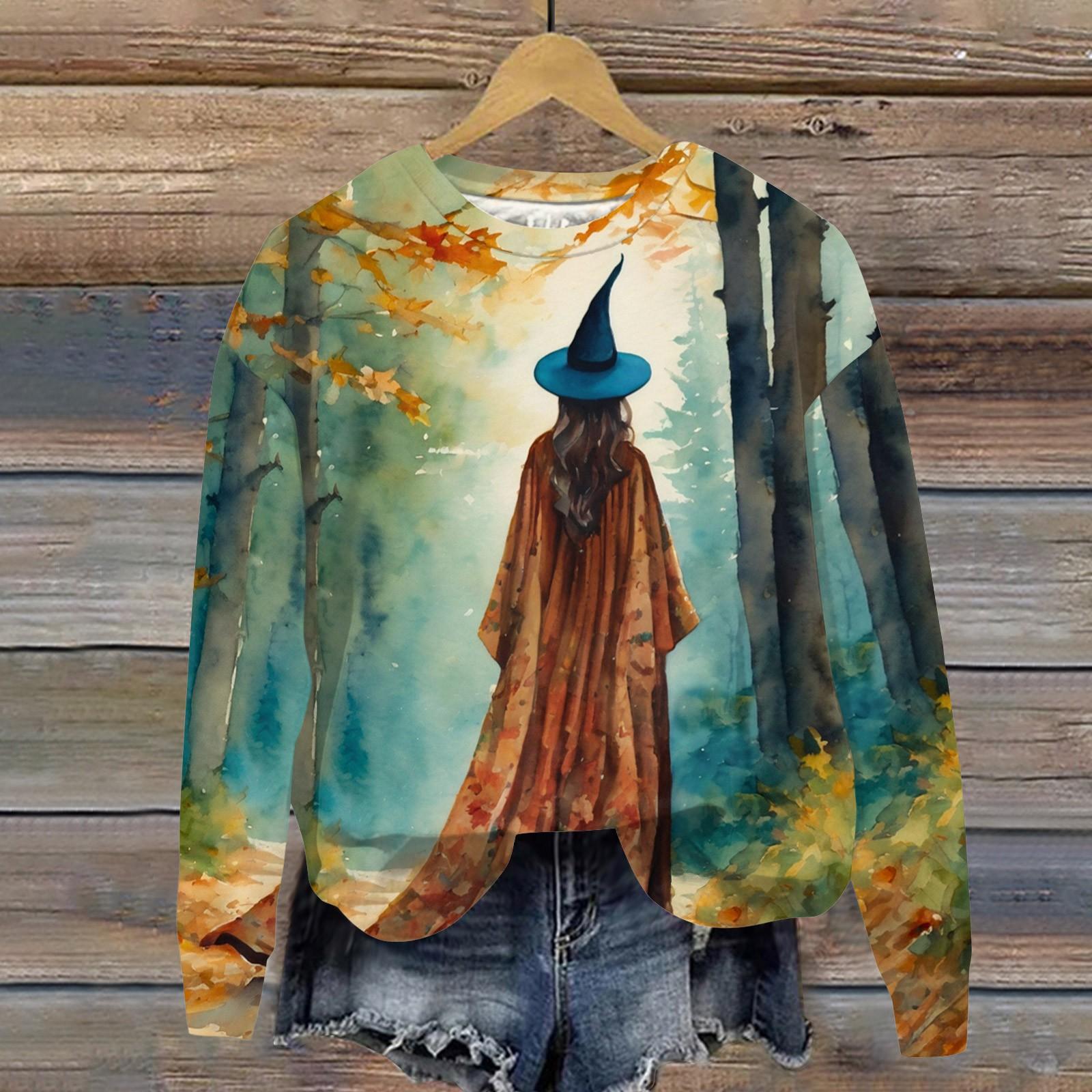 Женский Хэллоуин с принтом — фото 9