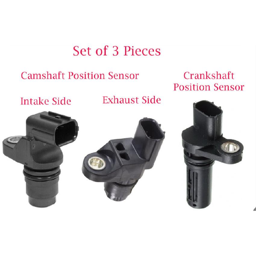 3 Pieces Camshaft/Crankshaft Position Sensor Fits:Honda CR-V 2007-2009