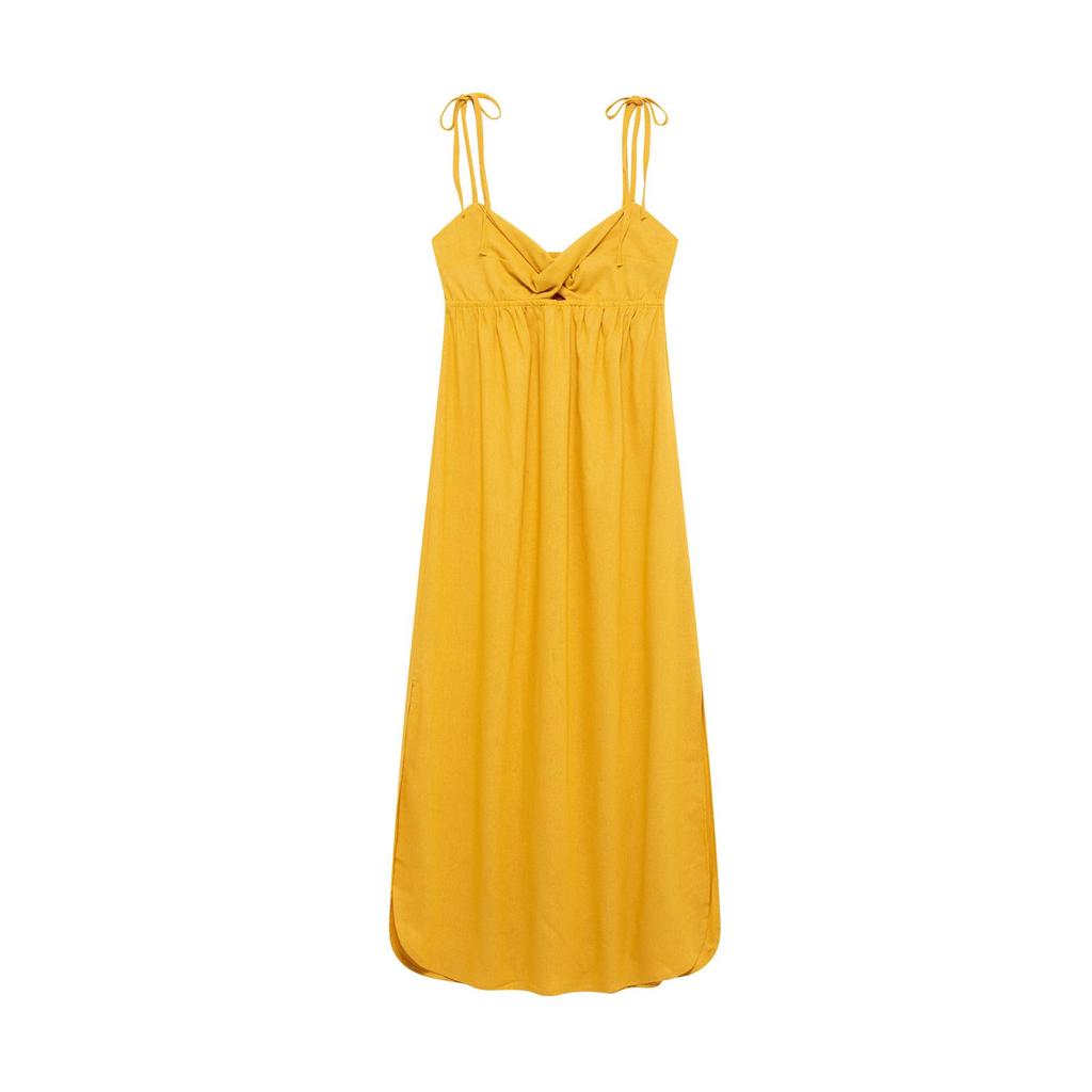 2025 Spring Women's Slim Hollow-Out Midi Dress