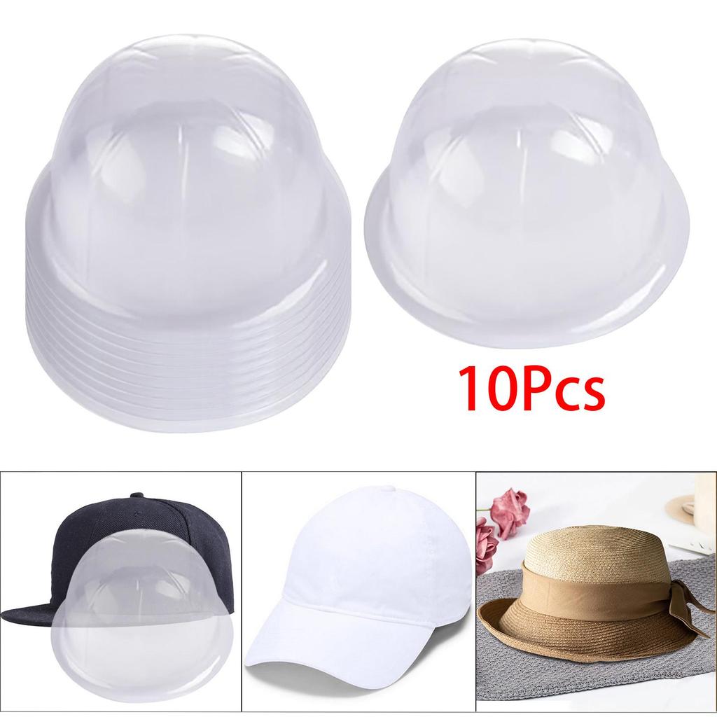 10Pcs Tabletop Baseball Hat Display Rack Inner Support Dome Holder Stand for Home