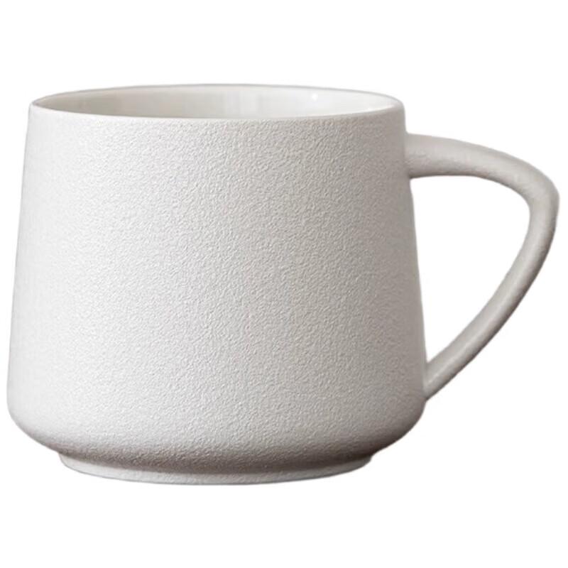 Shangheng Plain White Ceramic Mug