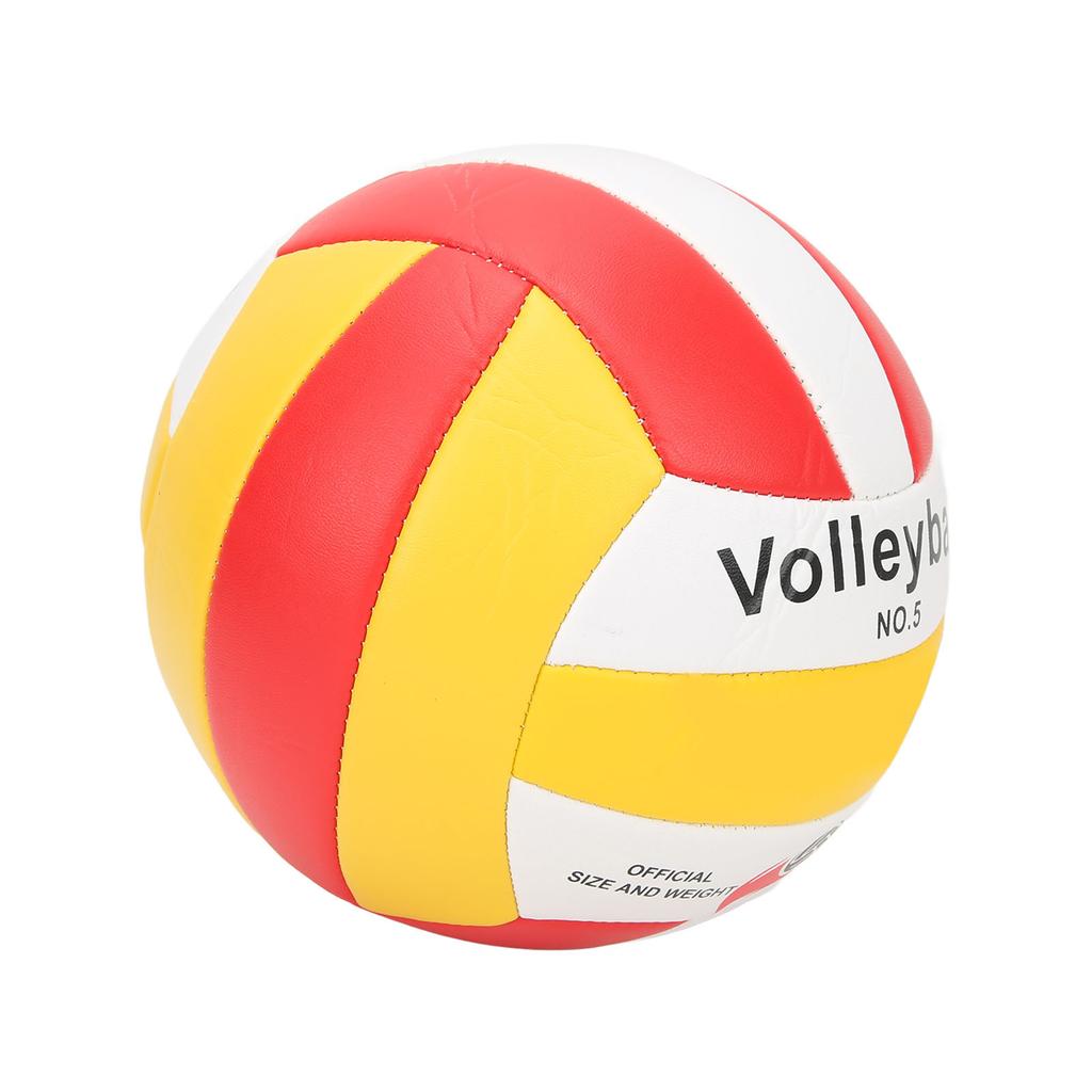 Volleyball Verdicken Weiches Leder für Indoor Outdoor Lehre Training Wettbewerb Strand Rot Offiziell