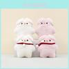 Adorable Plush Pig Keychain With Cute Scarf Soft Stuffed Animal Doll For Gifts
