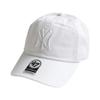 Forty Seven Yankees Cleanup Baseball Cap for Men and Women with White (White Logo)