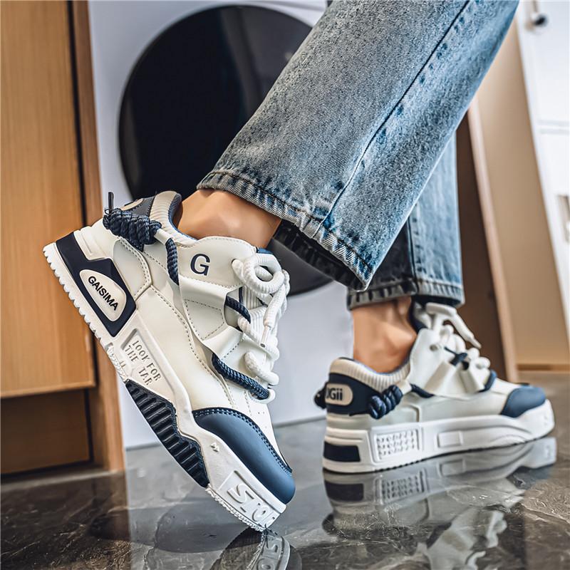Scarpe da ginnastica comode, traspiranti, alla moda, per studenti e ragazzi, casual, quattro stagioni, da uomo, con suola morbida.