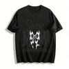 Vintage Soccer Mom Bow Print Casual Top Pure Cotton T-shirt