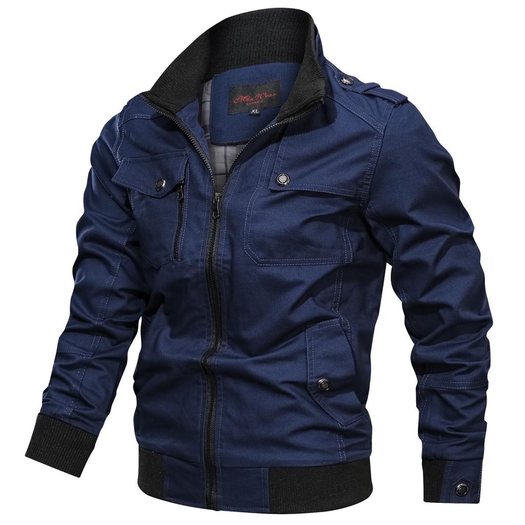 Men's Autumn Multi-pocket Casual Work Jacket