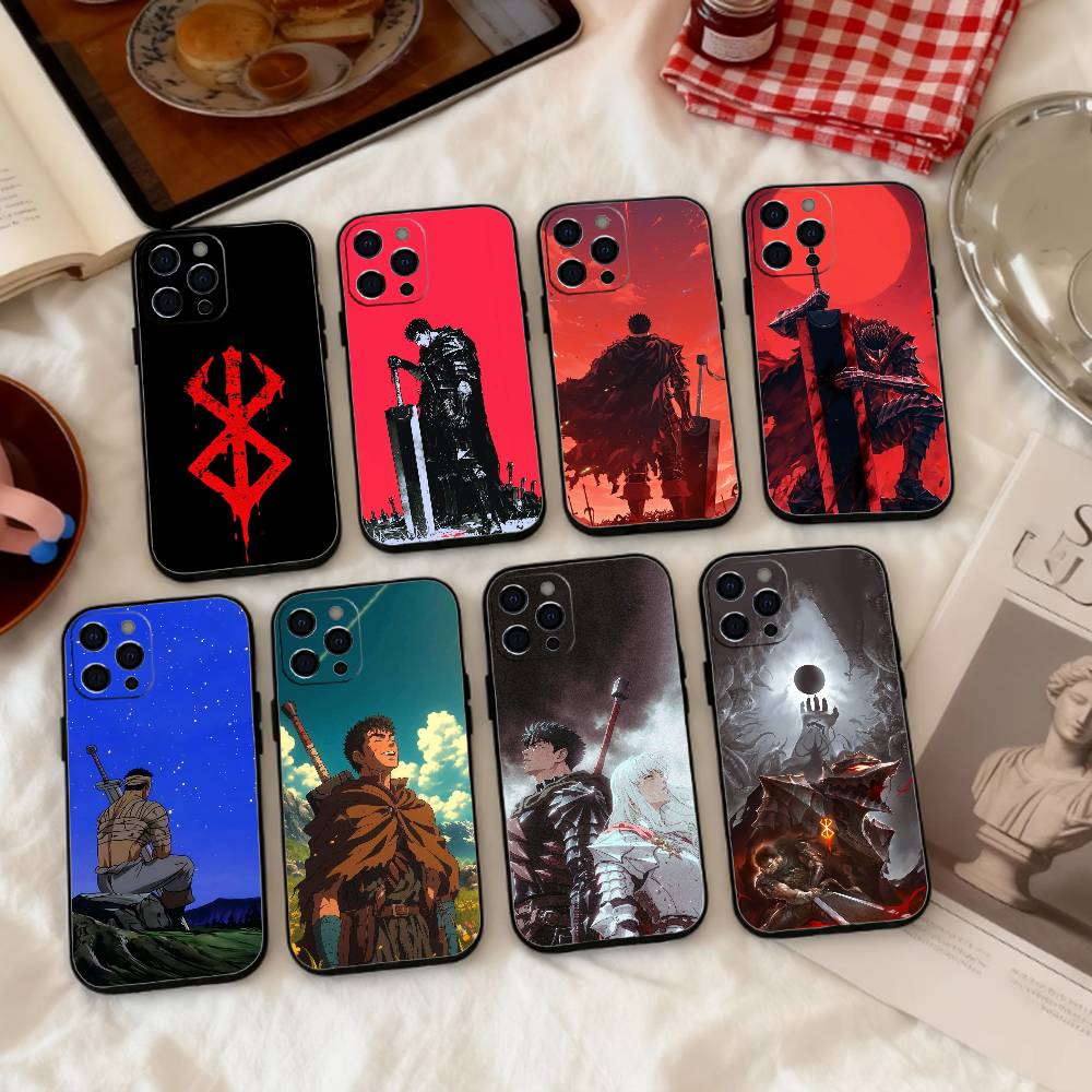 Dark Fantasy B-Berserk Phone Case Silicone Soft For IPhone 17 16 15 14 13 12 11 X XR Plus Pro Max Plus