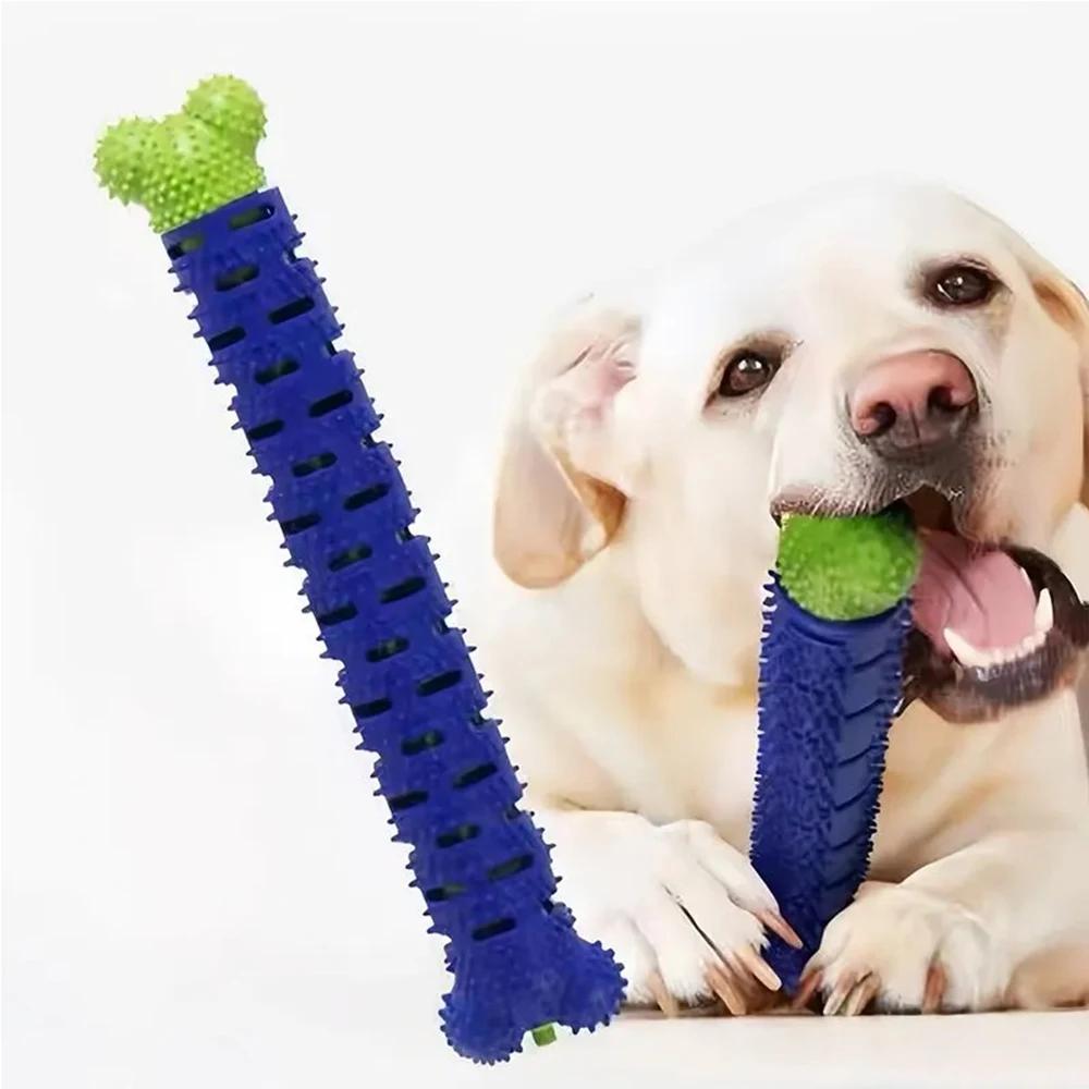 Bite Simulation Bone Grinding Stick Dog Toy Wear-resistant Massage Teeth Cleaning Interactive Advanced TPR Plastic Pet Supplies
