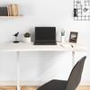 Desk Top, White, 100X50X2.5 Cm, Solid Pine Wood