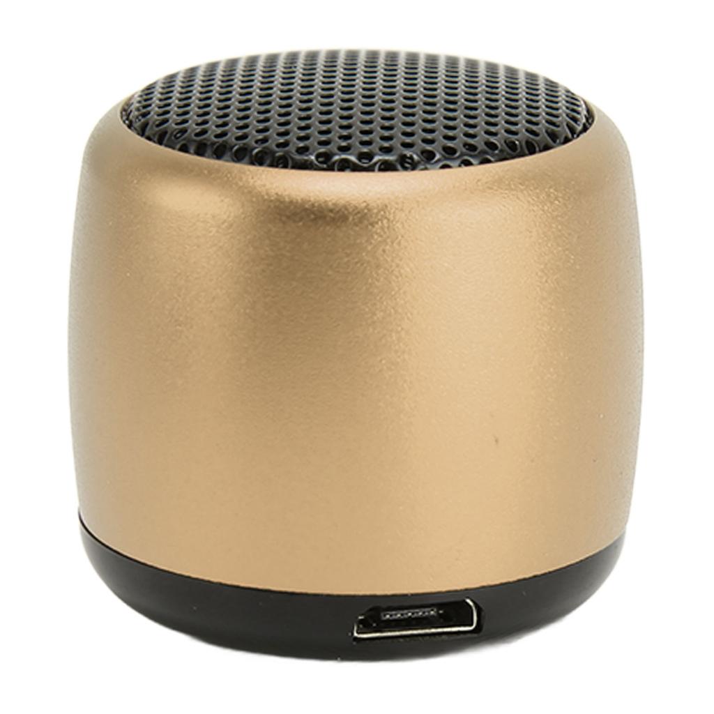 Mini Bluetooth Lautsprecher Schwerer Subwoofer USB Wiederaufladbar Metall Tragbarer Kabelloser Lautsprecher für Telefon