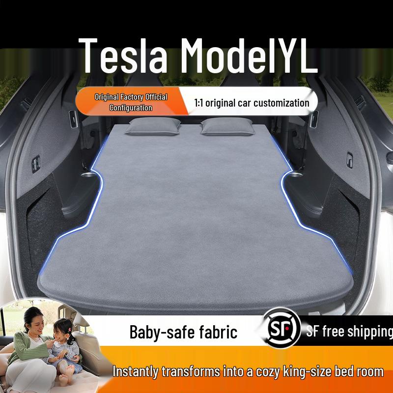 Tesla Model Y Rear Seat Car Bed Mattress for Camping