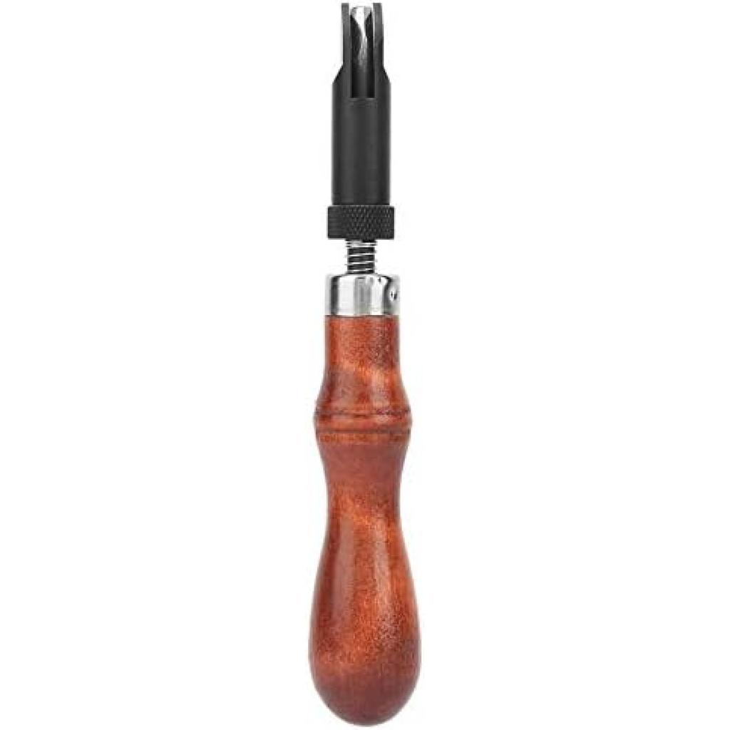 Leather Crafttool Groover, Adjustable "V" Type Leather Craft Stitching Groover Push Groover Skiving Edger Beveler Leather Grooving Craft Gouge Tool