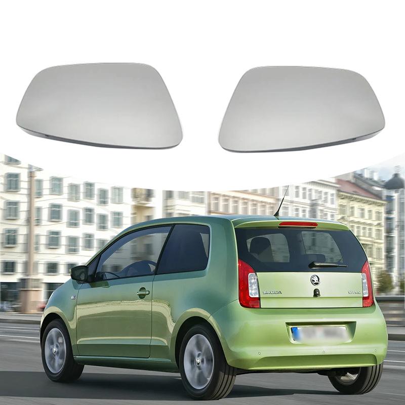 Rearview Mirror Glass for 2010-2015 Skoda Citigo, Fabia III, and Rapid