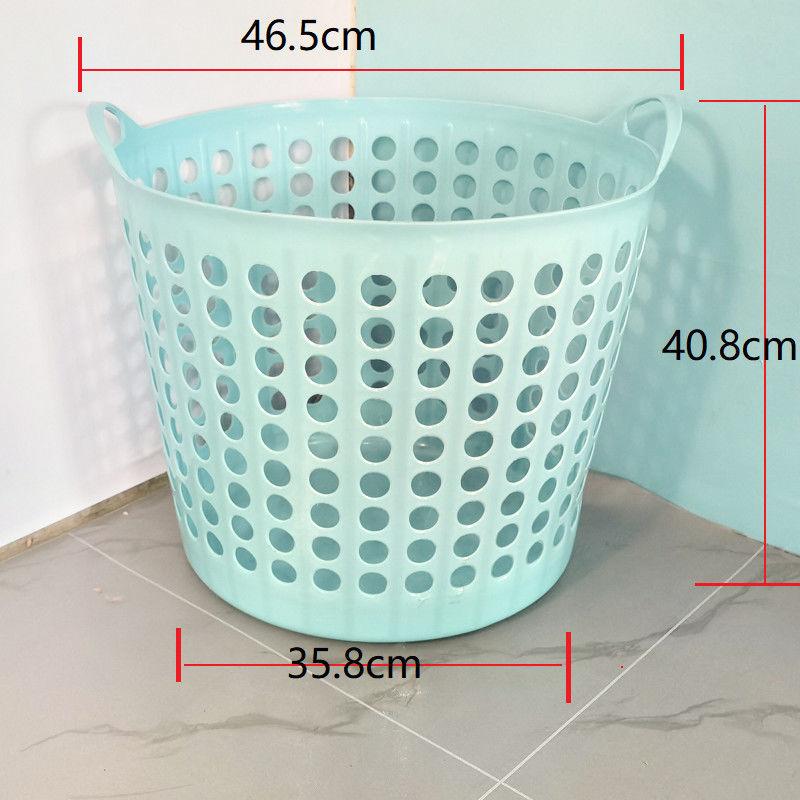1 szt. duża 45 40 cm Plastikowe Kosze na Pranie z Uchwytami Duże Małe Perforowane Wentylowane Kosze Przenośne do Przechowywania Brudnych Ubrań