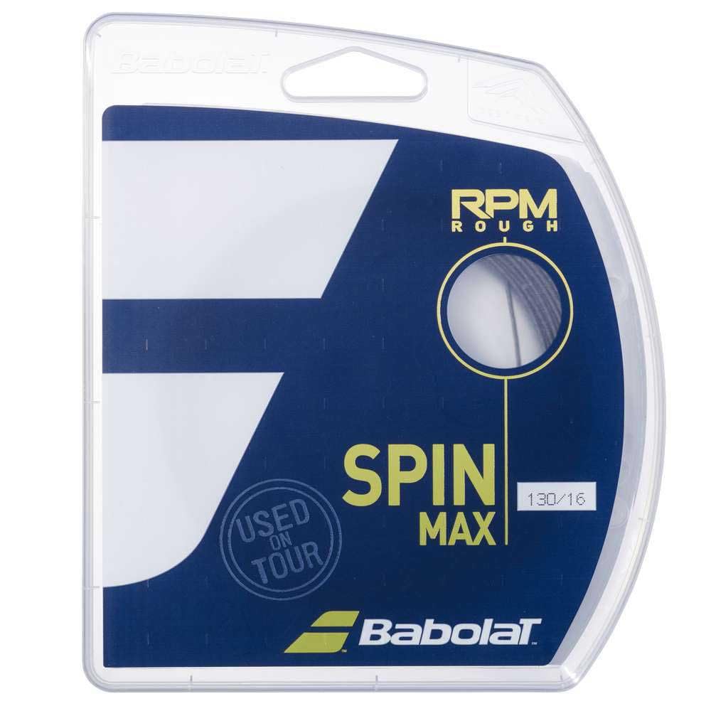Babolat RPM ROUGH Tennis Single Dark 241140 String, String, Gray, 125g, (125dg)