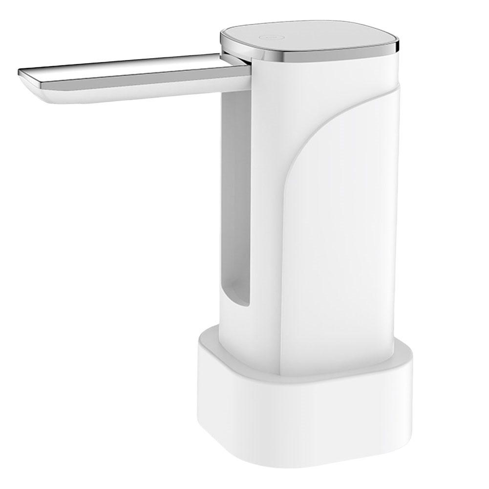 

Электрический насос для бутылок с водой, складной автоматический диспенсер для воды, зарядка через USB, насос для питьевой воды для кувшина объемом 1-5 галлонов белый